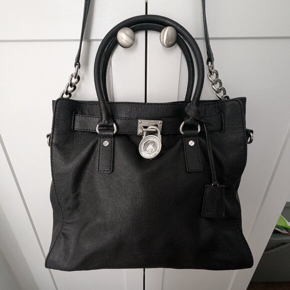 Michael Kors Hamilton Bag with Silver Hardware - Picture 1 of 4
